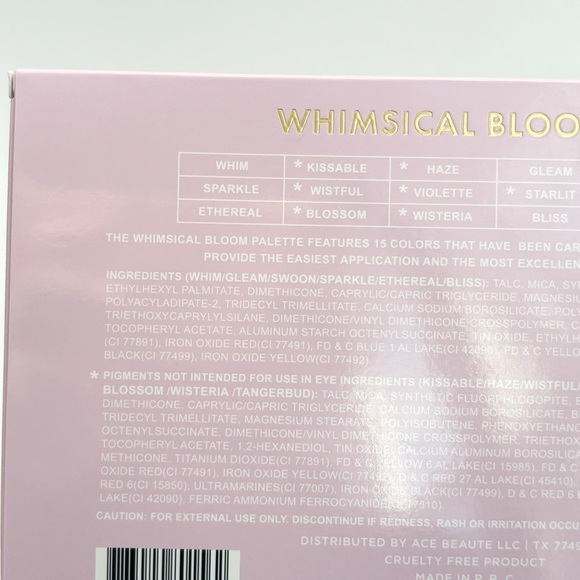 NWT ACE BEAUTE Whimsical Bloom Eyeshadow Palletteq - Picture 7 of 12